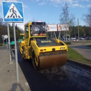 Замена дорожного покрытия